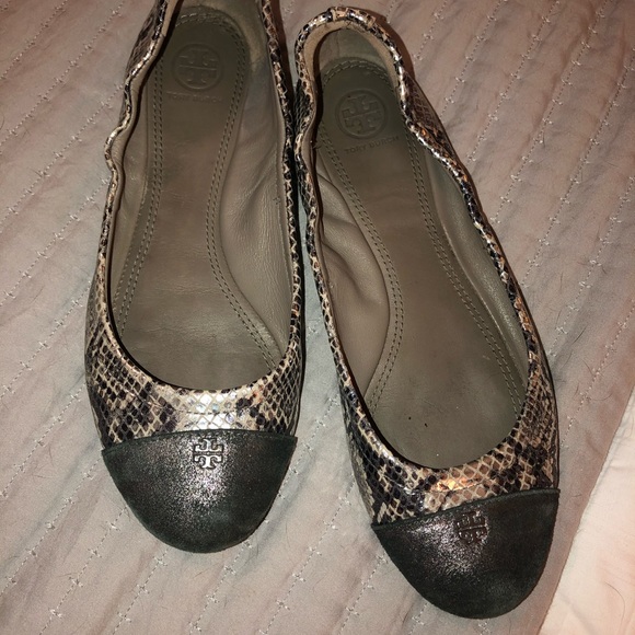 Tory Burch Snakeskin Flat - Picture 2 of 8